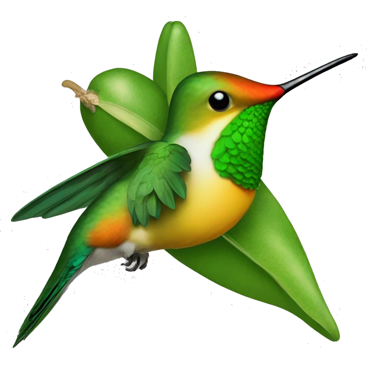 green mango is a large species of hummingbird Reinita Puerto Rico turquese emoji