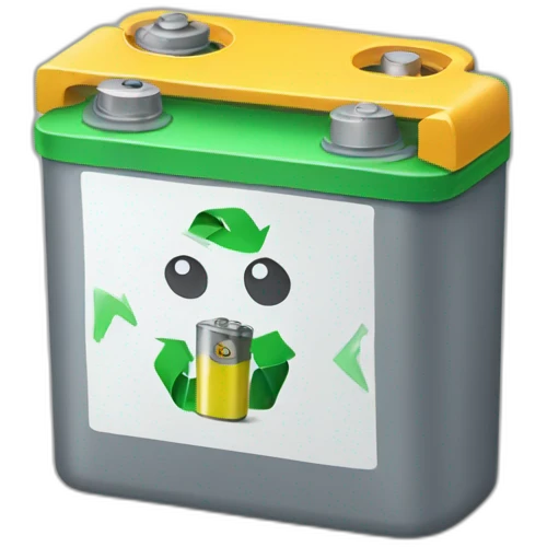 Battery recycling emoji