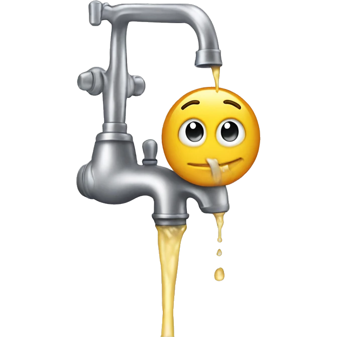 faucet cleaning the foot emoji