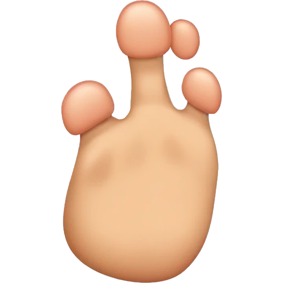 Goofy toes  emoji