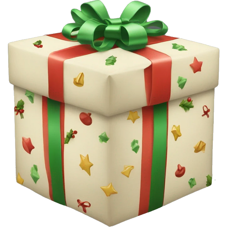 Christmas present emoji