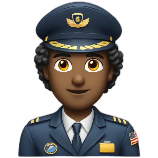 man pilot emoji