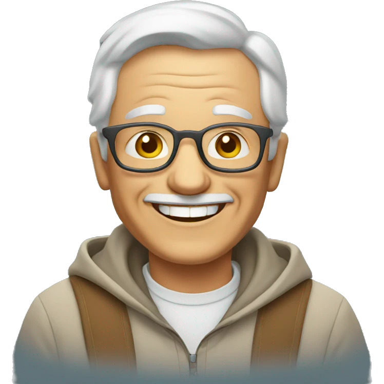 happy senior emoji
