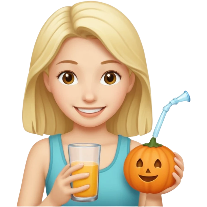 girl doing pumpsi emoji
