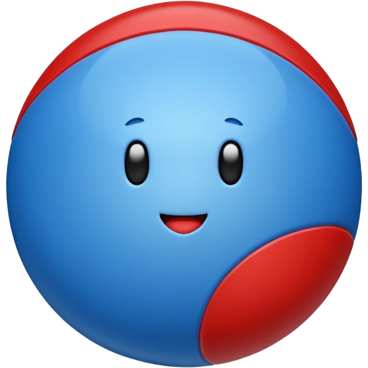 ice hockey ball (#00A3E0) and red (#F9423A) emoji