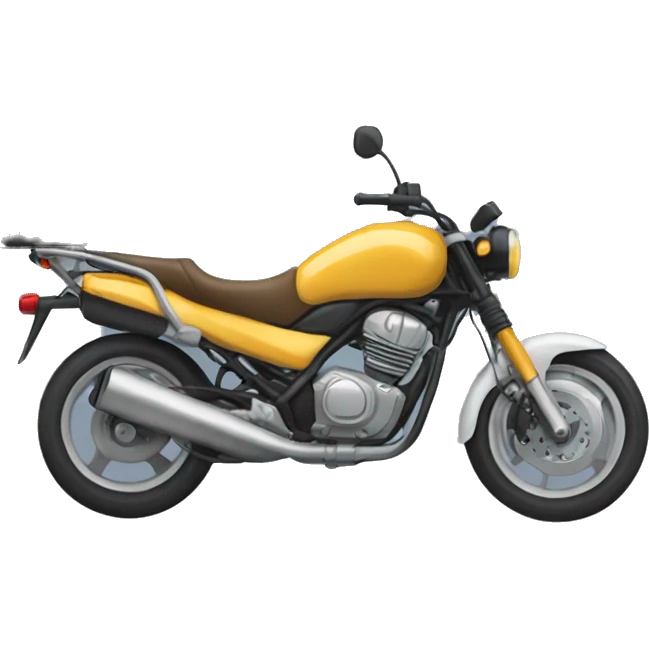 Una moto arriba de un camión emoji