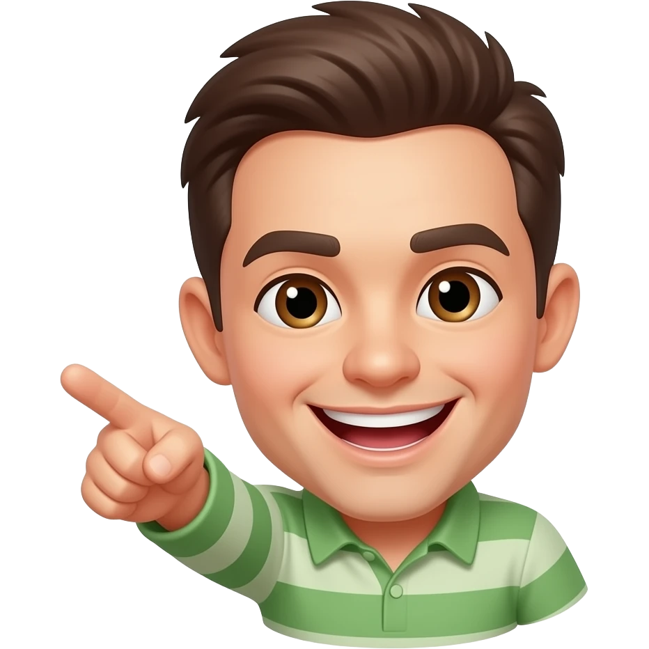An emoji that is laughing and pointing. emoji