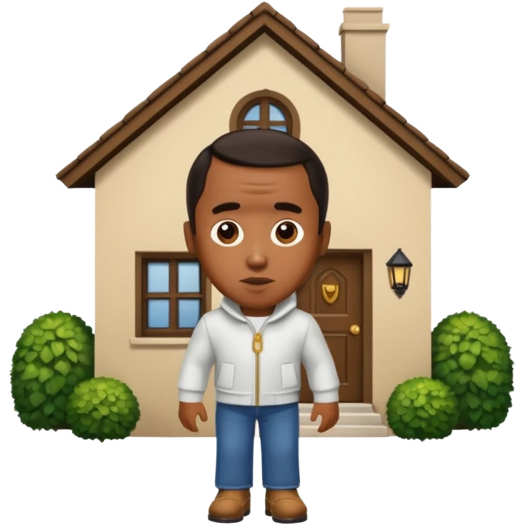 Diddy coming into a house emoji