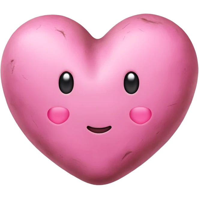 heart-shaped potato iOS emoji  emoji