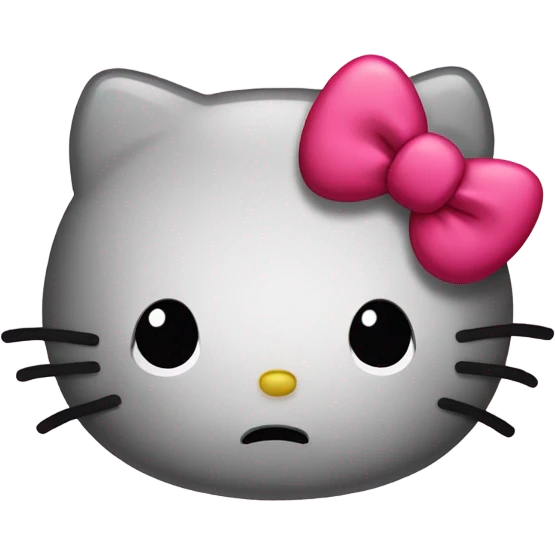 Hello kitty emoji sad emoji