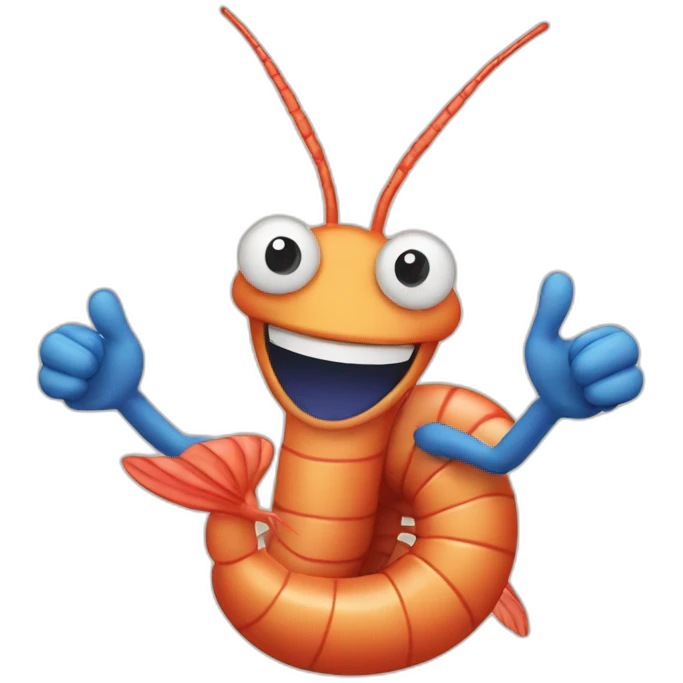 thumbs up shrimp emoji