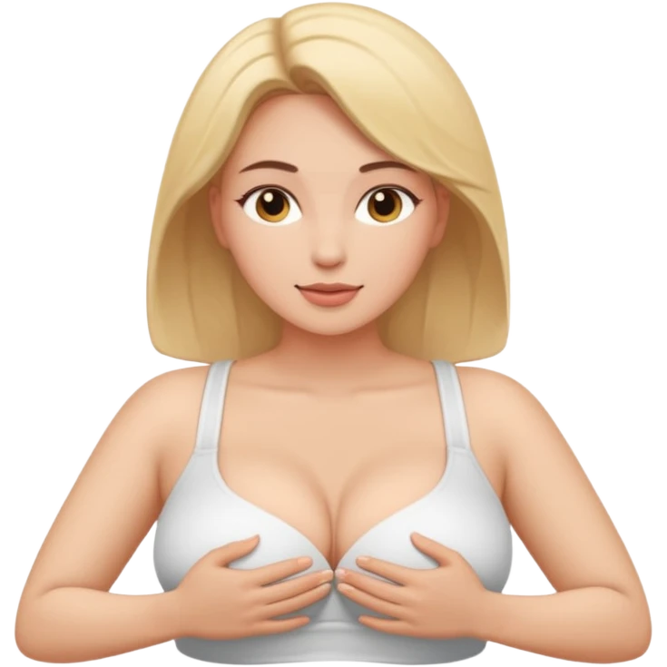 large breasts massage emoji