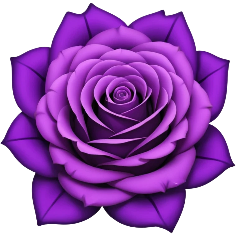 Bouquet of purple roses with a black rose in the middle emoji