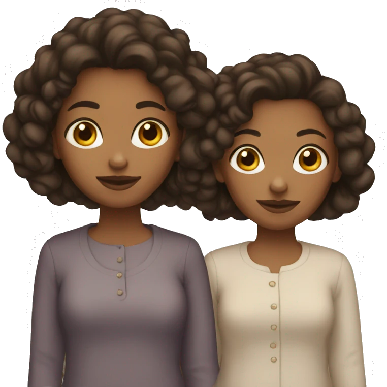 white sisters emoji