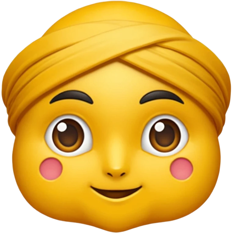 ایموجی لبخند که انگشت اشارشو چسبونده به پیشونی emoji