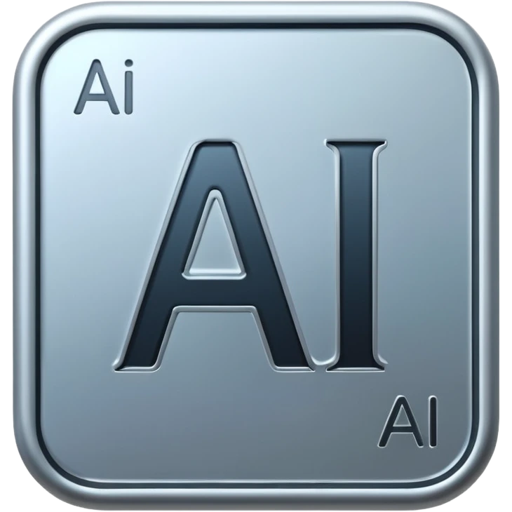 AI라고 글씨가 적힌 AI 칩 혹은 데이터 emoji