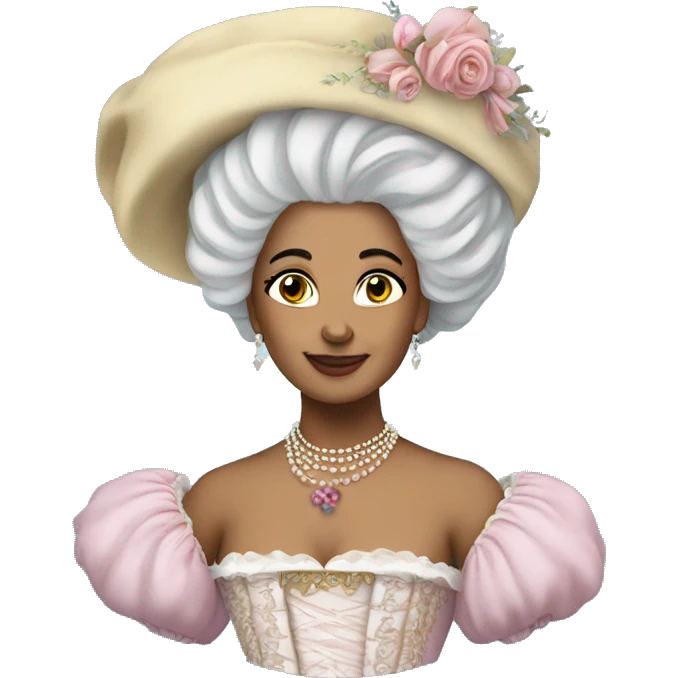 Enya dressed as Marie Antoinette  emoji