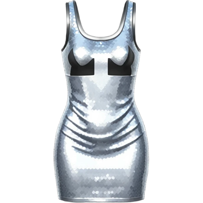 sequin dress emoji