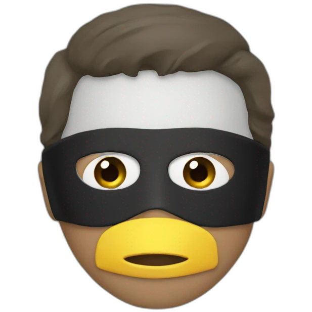 masked man emoji