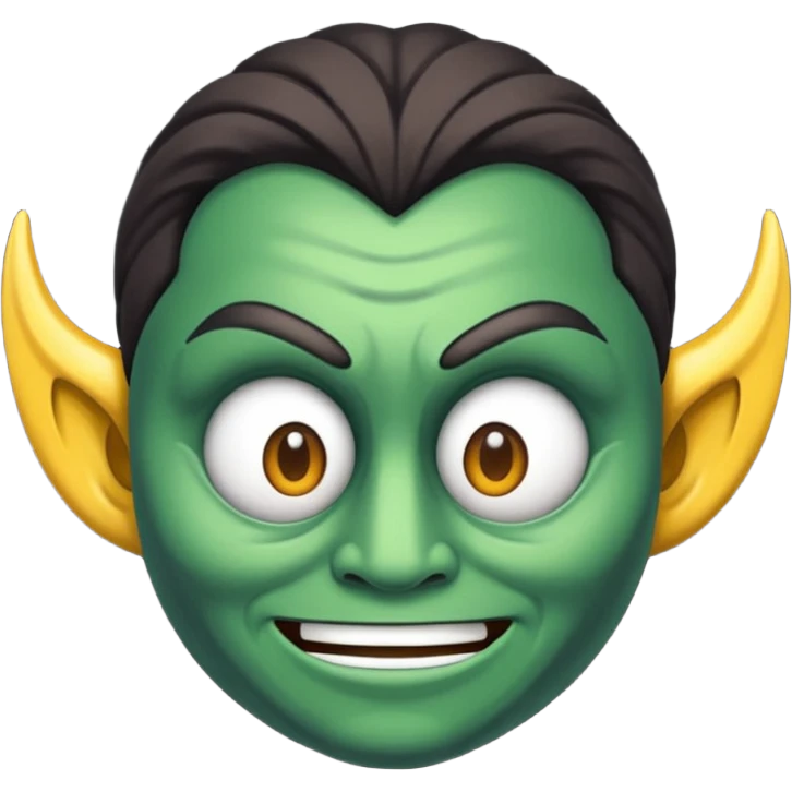 a máscara está muito feia, não está fiel ao personagem  emoji