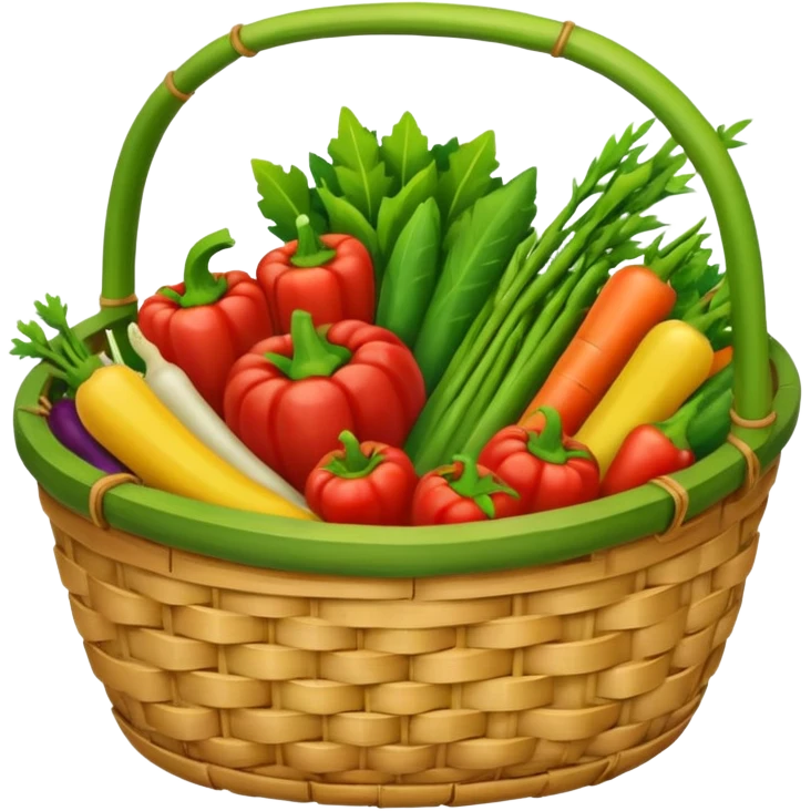  bamboo-basket vegetable emoji