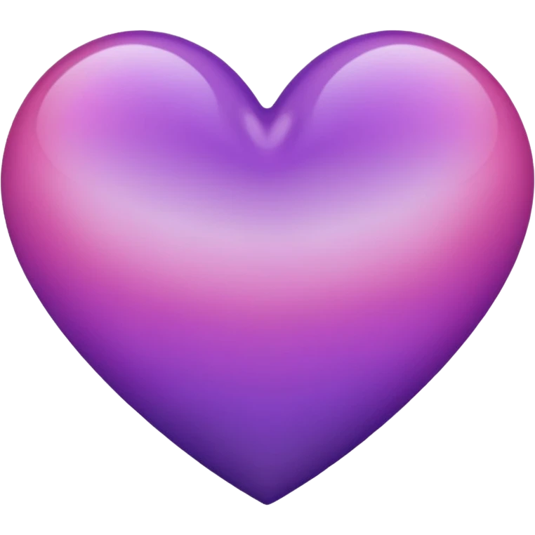 Pink and purple ombré heart emoji