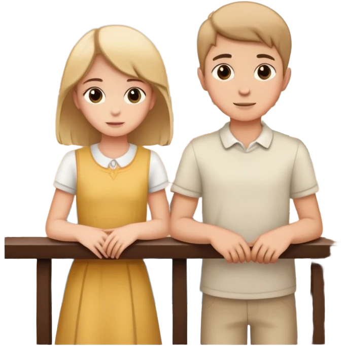off the balcony one boy one girl  emoji