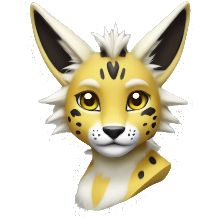 Anthro Renamon-Vernid-Serval-Lombax emoji