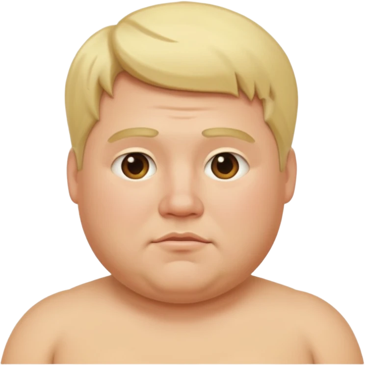 fais le blond gros sans muscle emoji
