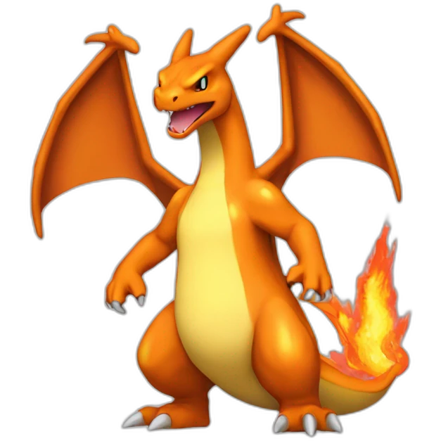 charizard-adult-tall-front-stand-up-fire emoji