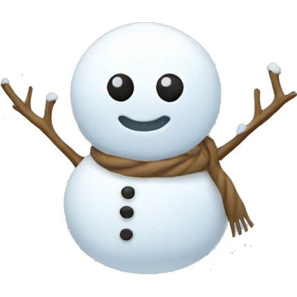 Snow emoji