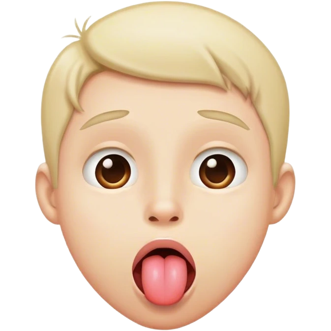 Wondering with tongueout  emoji