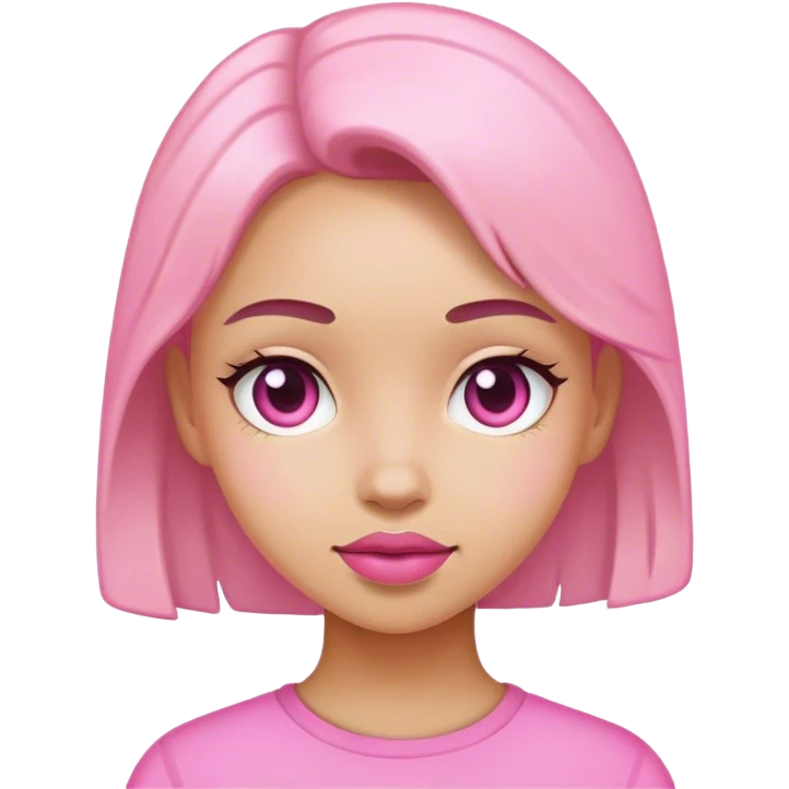 girl in pink emoji