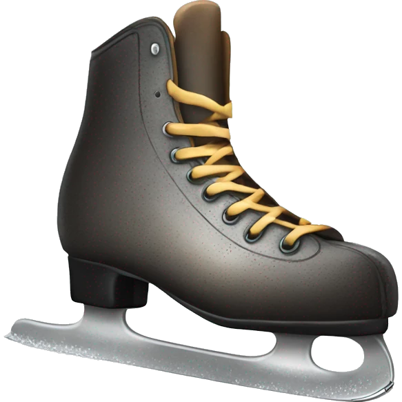 Beaten up ice skate emoji