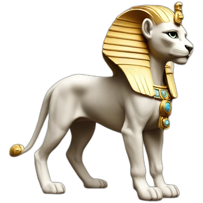 Sphinx sur un cheval emoji