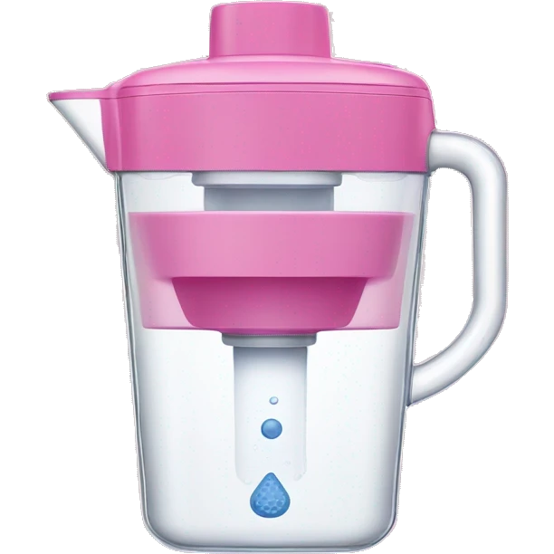 Pink brita water filter  emoji