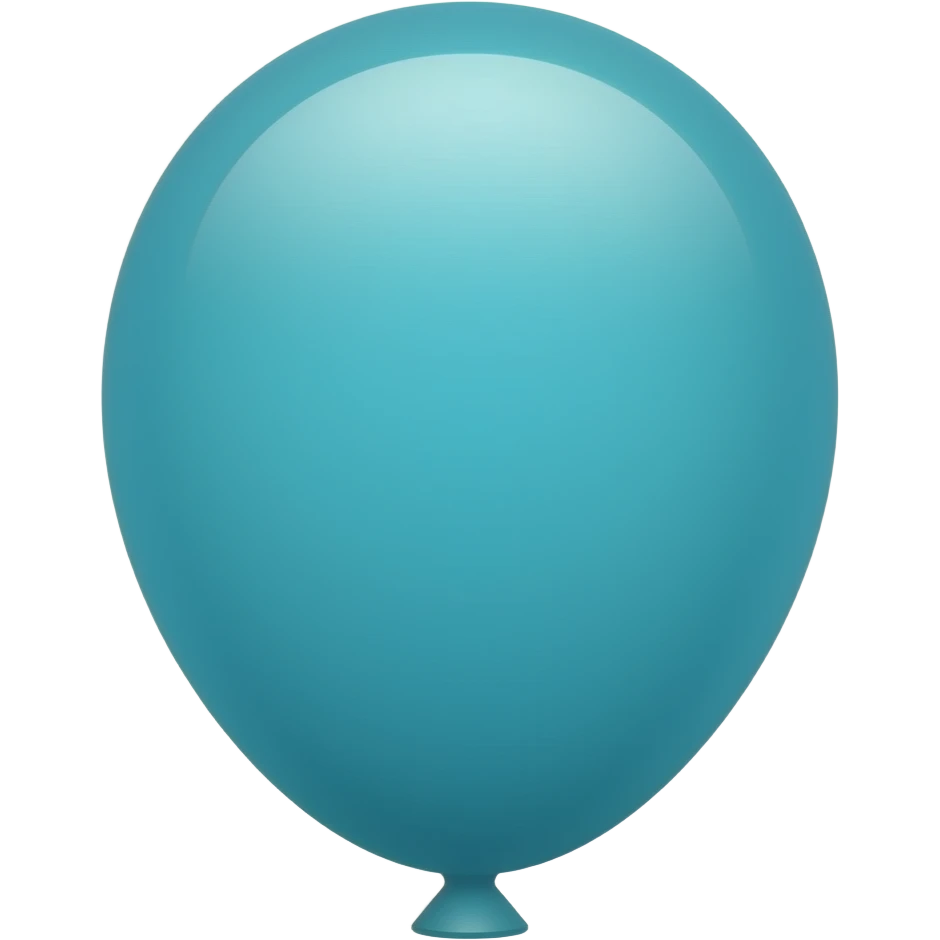 TURQUOSE BALLOON emoji