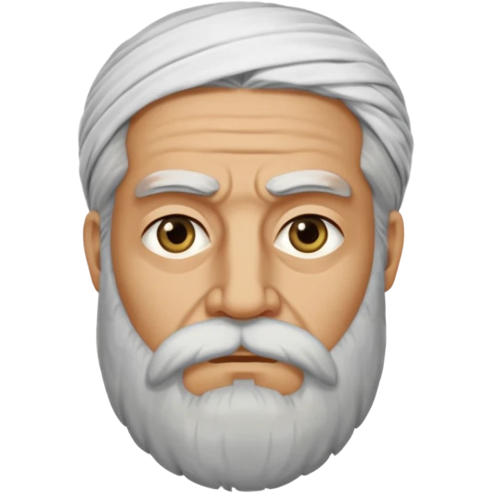 Filósofo griego con barba emoji