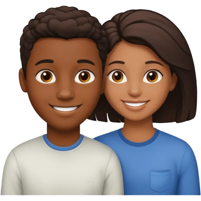 Black girl white boyfriend  emoji