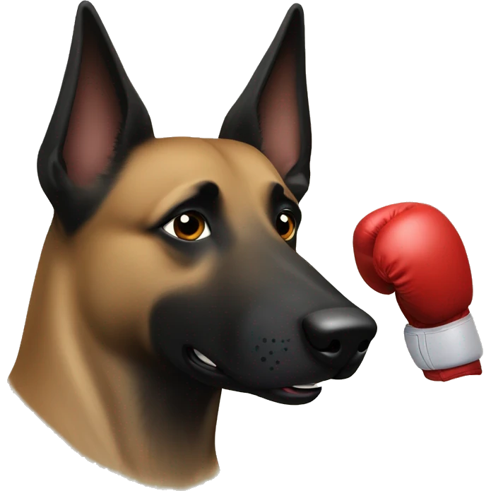 boxing Training  Dog The Belgian Shepherd emoji