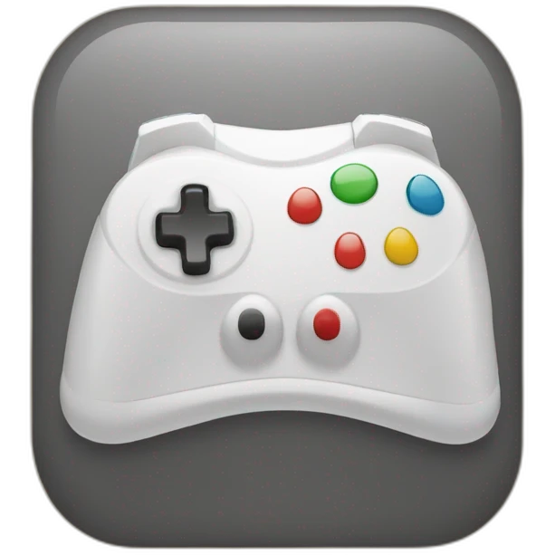 une manette sur une table emoji