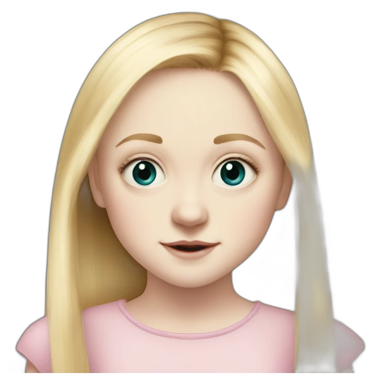 child dakota fanning emoji