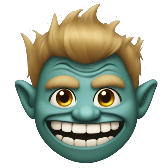 Troll face emoji