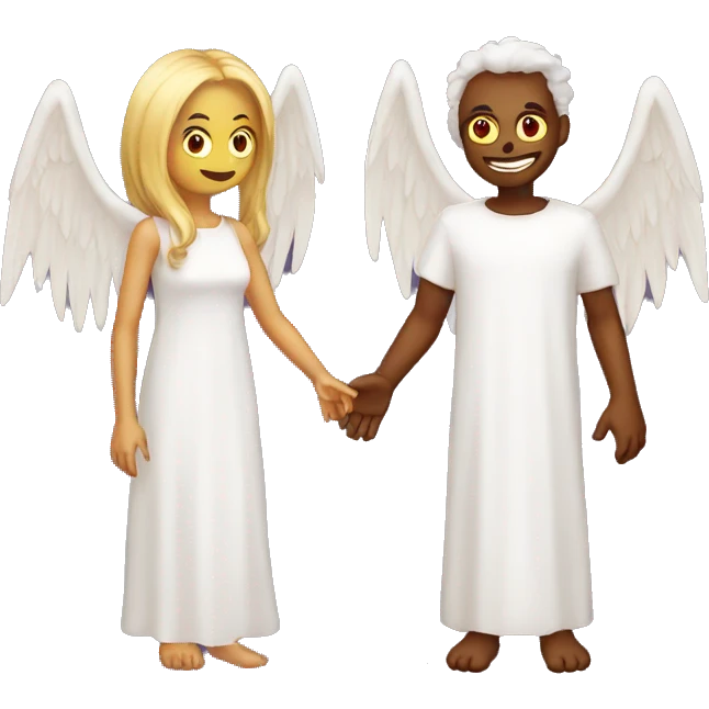 Devil and a angel  emoji