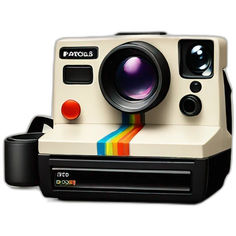 polaroid foto makron emoji