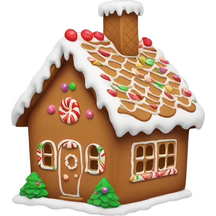 gingerbread house  emoji