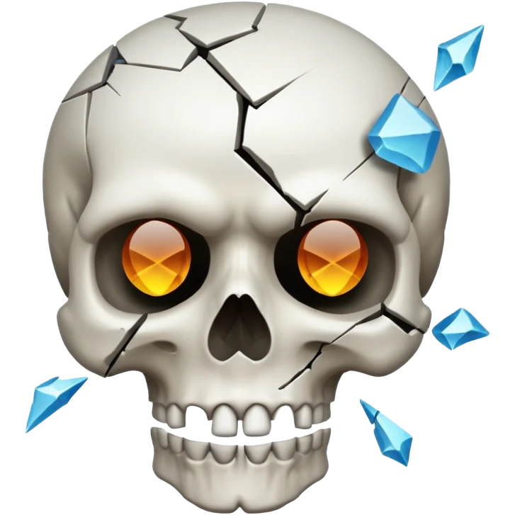blown skull emoji