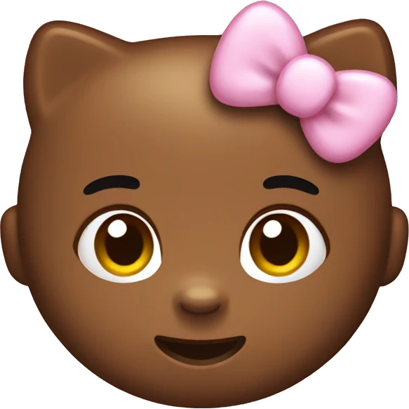 Hello kitty Brown  emoji