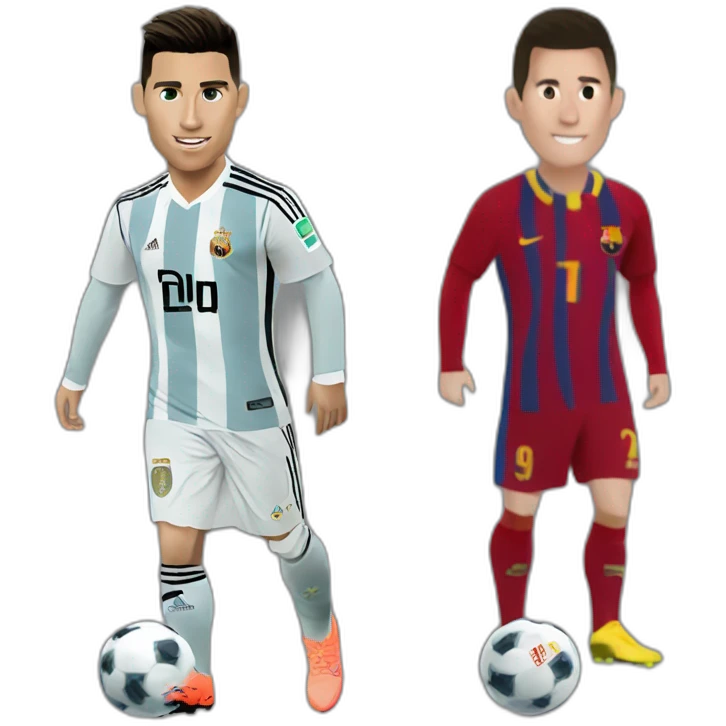 Cr7 sur messi emoji