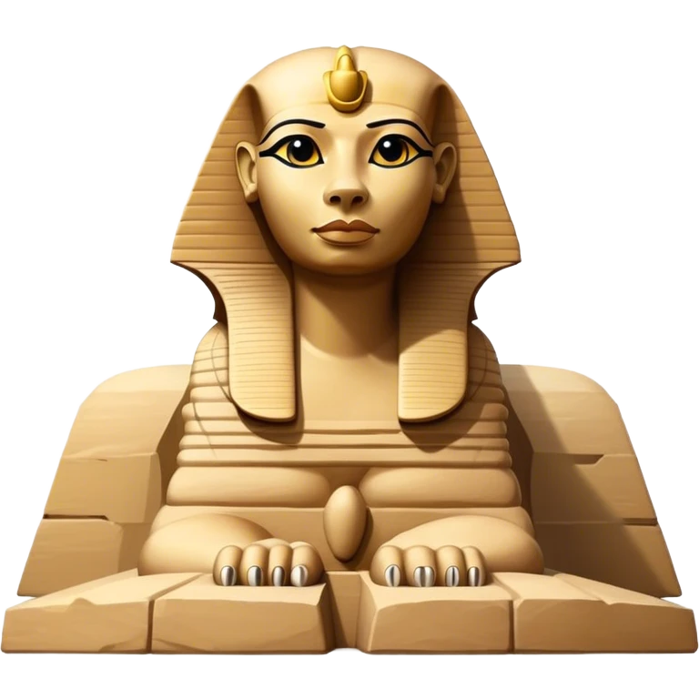 Great Sphinx of Giza, no frame emoji